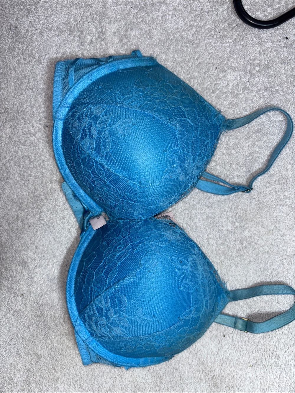 Victoria's Secret Teal Lace Push-Up Bra